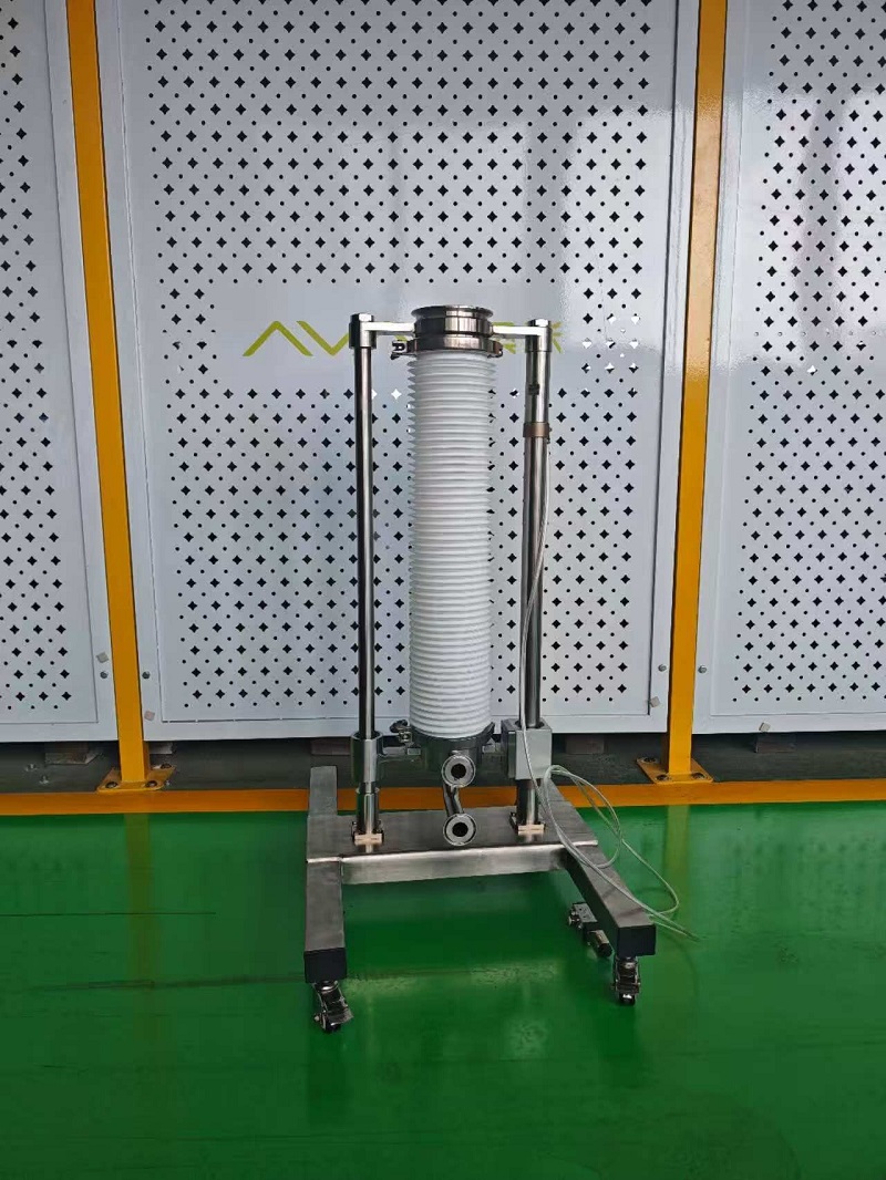 AVM passive valve cleaning stand for split butterfly valve systems