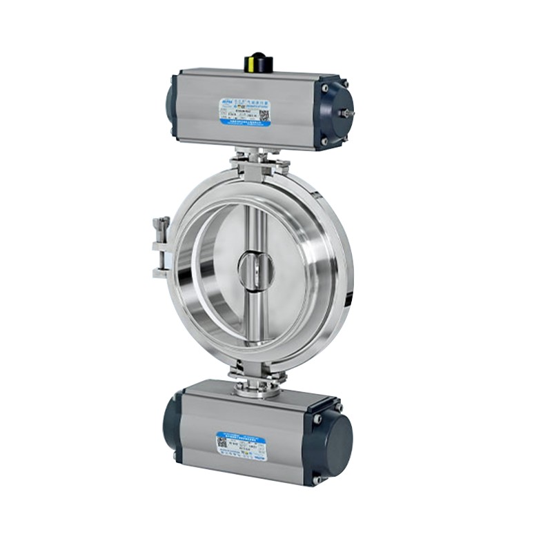 double dosing butterfly valve
