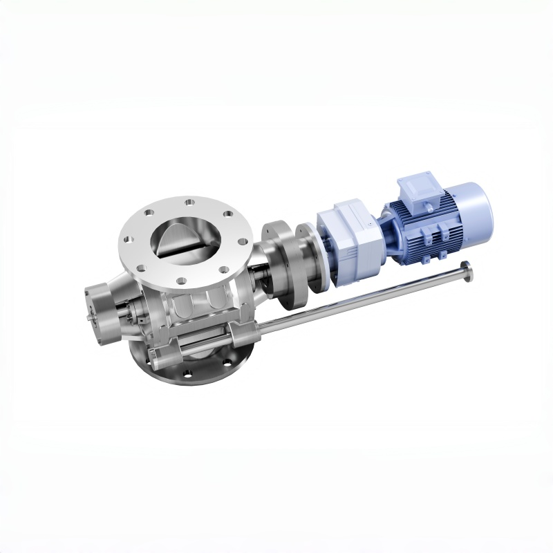 Quick-clean rotary airlock valves